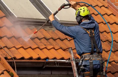 Démoussage et hydrofuge de toiture à Houdelmont